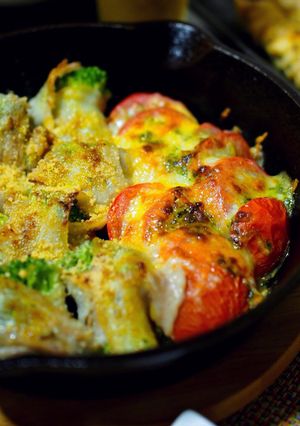 スキレットde豚バラのブロッコリーグリル-レシピのメイン写真