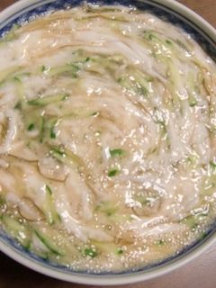 がごめ納豆昆布+長芋+きゅうりの酢の物-レシピのメイン写真