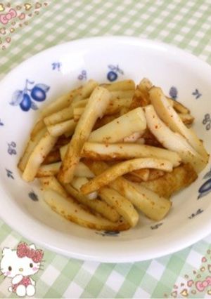 ちくわのキンピラ〜(o˘◡˘o)♡-レシピのメイン写真