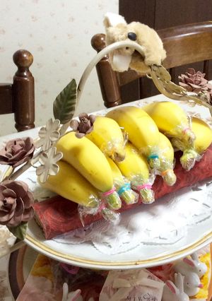 バナナのかわいい&効果ある保存法-レシピのメイン写真