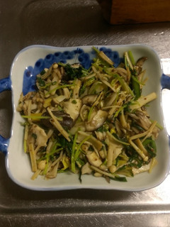 3月22日晩飯【野菜炒め(マスタード)】-レシピのメイン写真