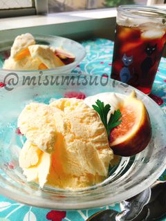 卵と生クリームの混ぜるだけアイスクリーム-レシピのメイン写真