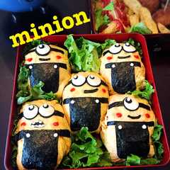 ミニオンキャラ弁♡-レシピのメイン写真