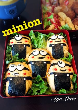 ミニオンキャラ弁♡-レシピのメイン写真