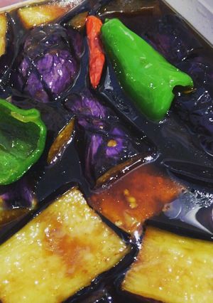 夏野菜とストレートめんつゆで揚げ浸し-レシピのメイン写真
