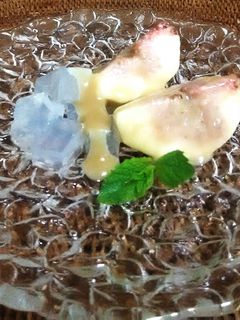 いちじくと寒天のスイーツ-レシピのメイン写真