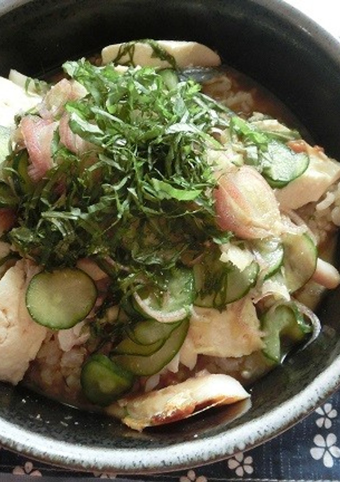 夏の栄養補給♡アジの冷や汁-レシピのメイン写真