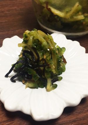 下処理で苦くない★ゴーヤの塩昆布和え-レシピのメイン写真