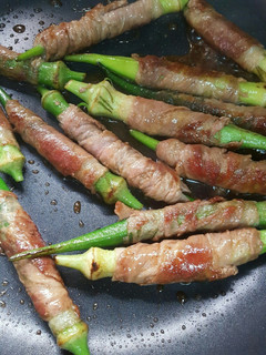 オクラ豚肉巻き-レシピのメイン写真