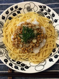 夏は簡単料理☆なめこおろしスパゲティ♪-レシピのメイン写真