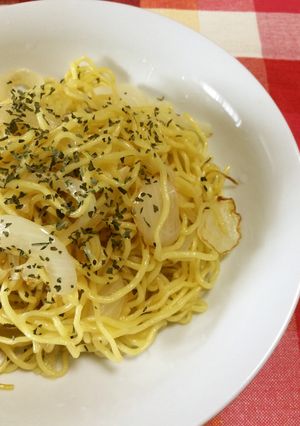 【減塩】バジルとポン酢で変わり焼きそば-レシピのメイン写真
