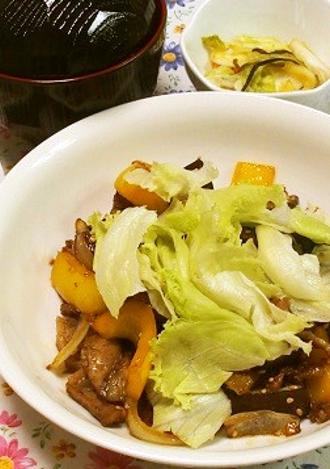 豚肉と野菜の甘辛炒め-レシピのメイン写真