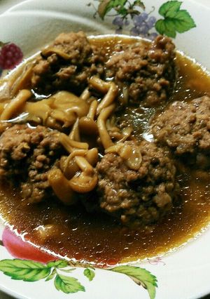 森のきのこの肉団子スープ-レシピのメイン写真