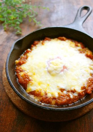 【スキレット】チーズとろける焼きカレー-レシピのメイン写真