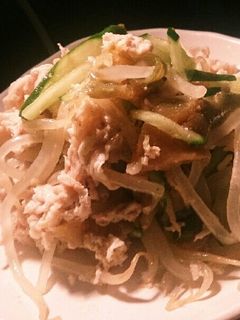 ♪もやしと豚バラ&ザーサイの即席ナムル♪-レシピのメイン写真