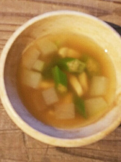 冬瓜とオクラのスープ-レシピのメイン写真