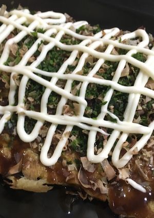 【小麦粉不使用】オクラのお好み焼き-レシピのメイン写真