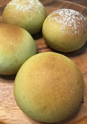 砂糖なし★グリーンティーでふわふわパン-レシピのメイン写真