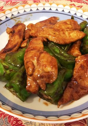 豚肉とししとうのオイスターソース-レシピのメイン写真
