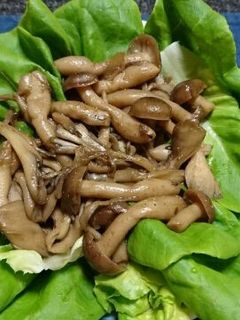 しめじと舞茸の粉山椒炒め-レシピのメイン写真