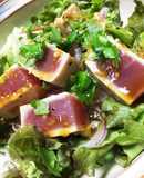 炙りマグロとたっぷり野菜のサラダ