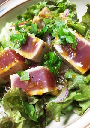 炙りマグロとたっぷり野菜のサラダ-レシピのメイン写真