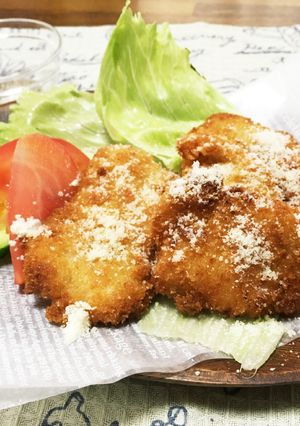卵いらずのチキンカツ チーズフレーバー-レシピのメイン写真