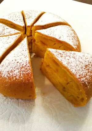 濃厚しっとりかぼちゃケーキ炊飯器-レシピのメイン写真