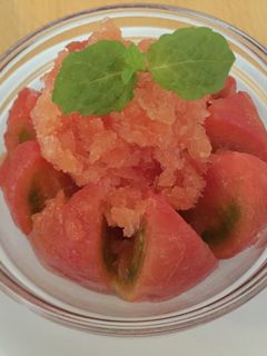 丸ごとトマトのソルベ-レシピのメイン写真