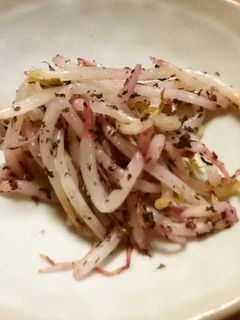 もやしと赤シソふりかけの和え物-レシピのメイン写真