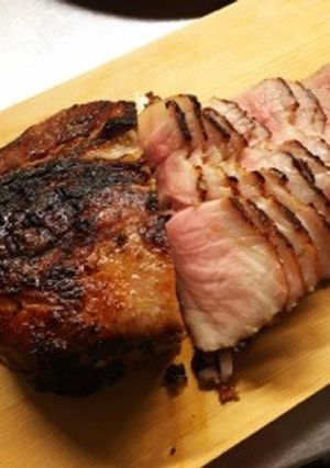豚ロースの塊肉の炭火焼（低温調理Ver）-レシピのメイン写真