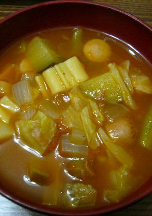 トマトトマトのミネストローネ-レシピのメイン写真