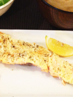 簡単ヘルシー料理✨サーモンのパン粉焼き-レシピのメイン写真