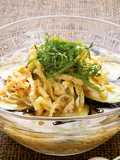 パリパリ揚げとなすのそうめん