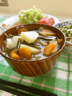 具だくさん味噌汁*うま塩(減塩)-レシピのメイン写真