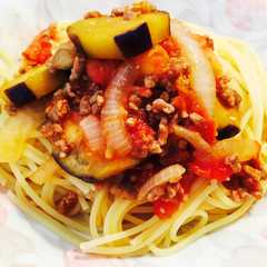 生トマトとナスのパスタ-レシピのメイン写真