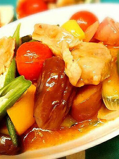 夏野菜と豚バラのピリ辛炒め-レシピのメイン写真