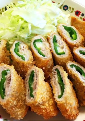 ピーマンとチーズのごちそうカツ-レシピのメイン写真