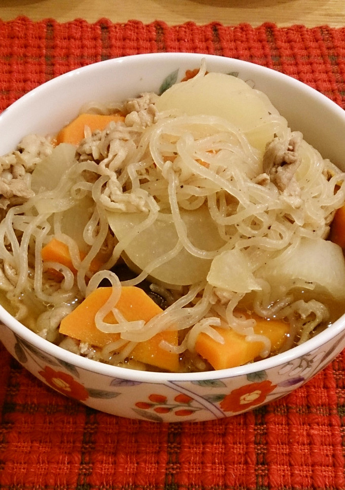 大根と豚肉の煮付け-レシピのメイン写真