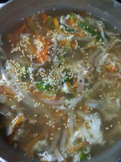 ハムと余り野菜の中華スープ☆-レシピのメイン写真