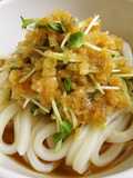 ポン酢で★ピリ辛薬味の冷やしうどん