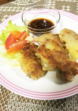 節約 豚コマの梅肉ダレ-レシピのメイン写真