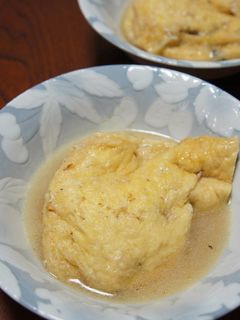 冷凍卵で、巾着煮-レシピのメイン写真