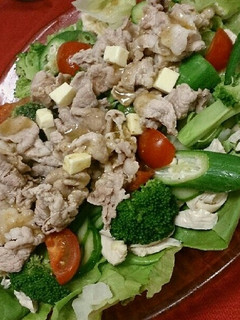 豚しゃぶ簡単見栄えよしサラダ-レシピのメイン写真