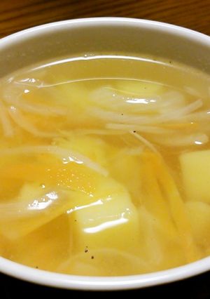 デストロイヤーでコンソメスープ♪-レシピのメイン写真