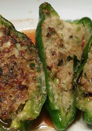 失敗知らず!種も食べようピーマンの肉詰め-レシピのメイン写真