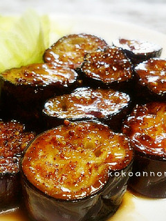 焼き茄子の粒マスタードソース-レシピのメイン写真