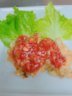 イカのフリッターとスイートチリソース-レシピのメイン写真