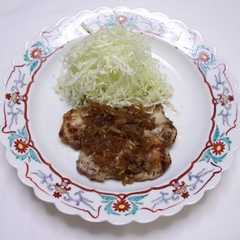 豚モモ肉のオニオンソ−スかけ-レシピのメイン写真