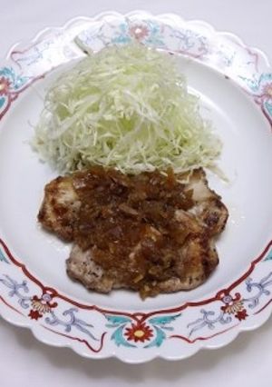 豚モモ肉のオニオンソ−スかけ-レシピのメイン写真
